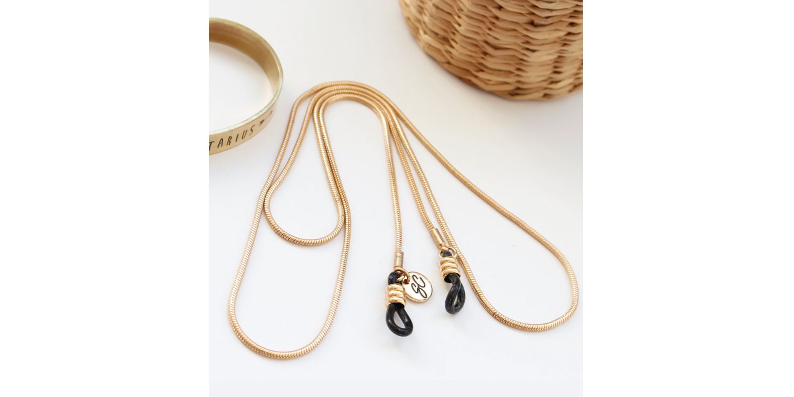Sunny Cords Gold-Snake Strap