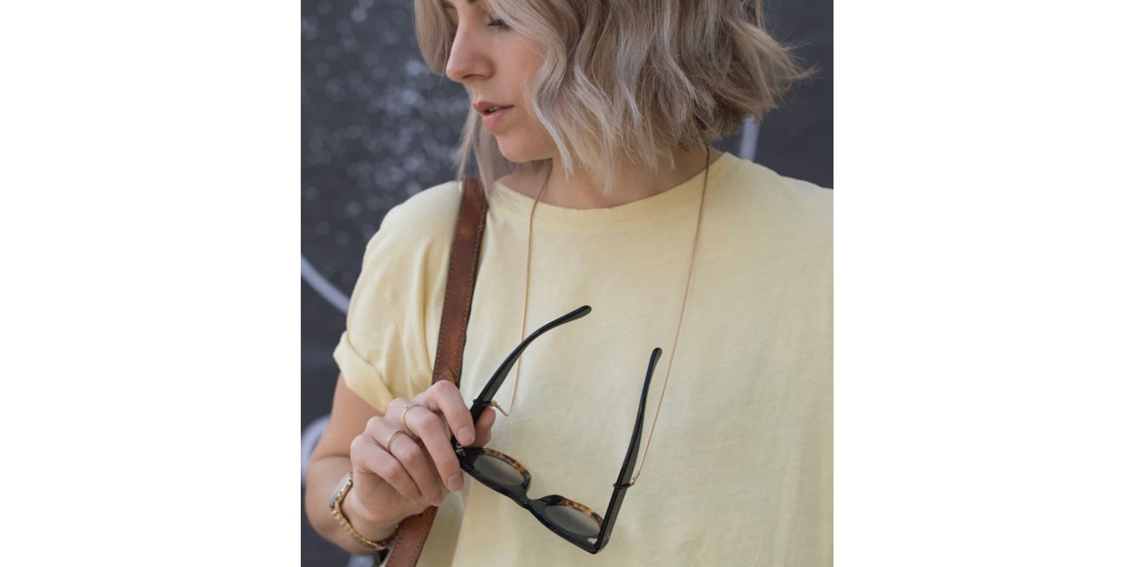 Sunny Cords Gold-Snake Strap