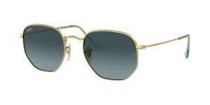 Ray-Ban Hexagonal Metal RB 3548N 9123/3M 51mm