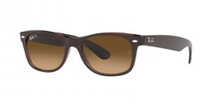 Ray-Ban New Wayfarer RB 2132 6608/M2 Polarized 52mm