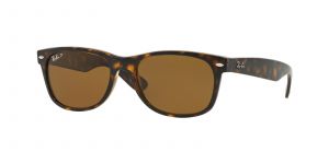 Ray-Ban New Wayfarer RB 2132 902/57 Polarized 55mm