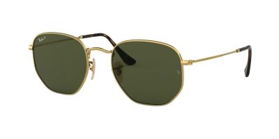 Ray-Ban Hexagonal Metal RB 3548N 001/58 Polarized 51mm