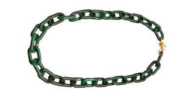 Kaleos Square Resin Green Chain