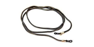 Valrose ME166 Metal black / gold square chain