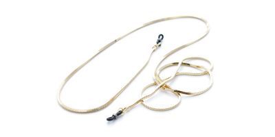 Valrose ME181 Square snake metal Gold chain