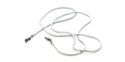 Valrose ME182 Square snake metal Antic silver chain